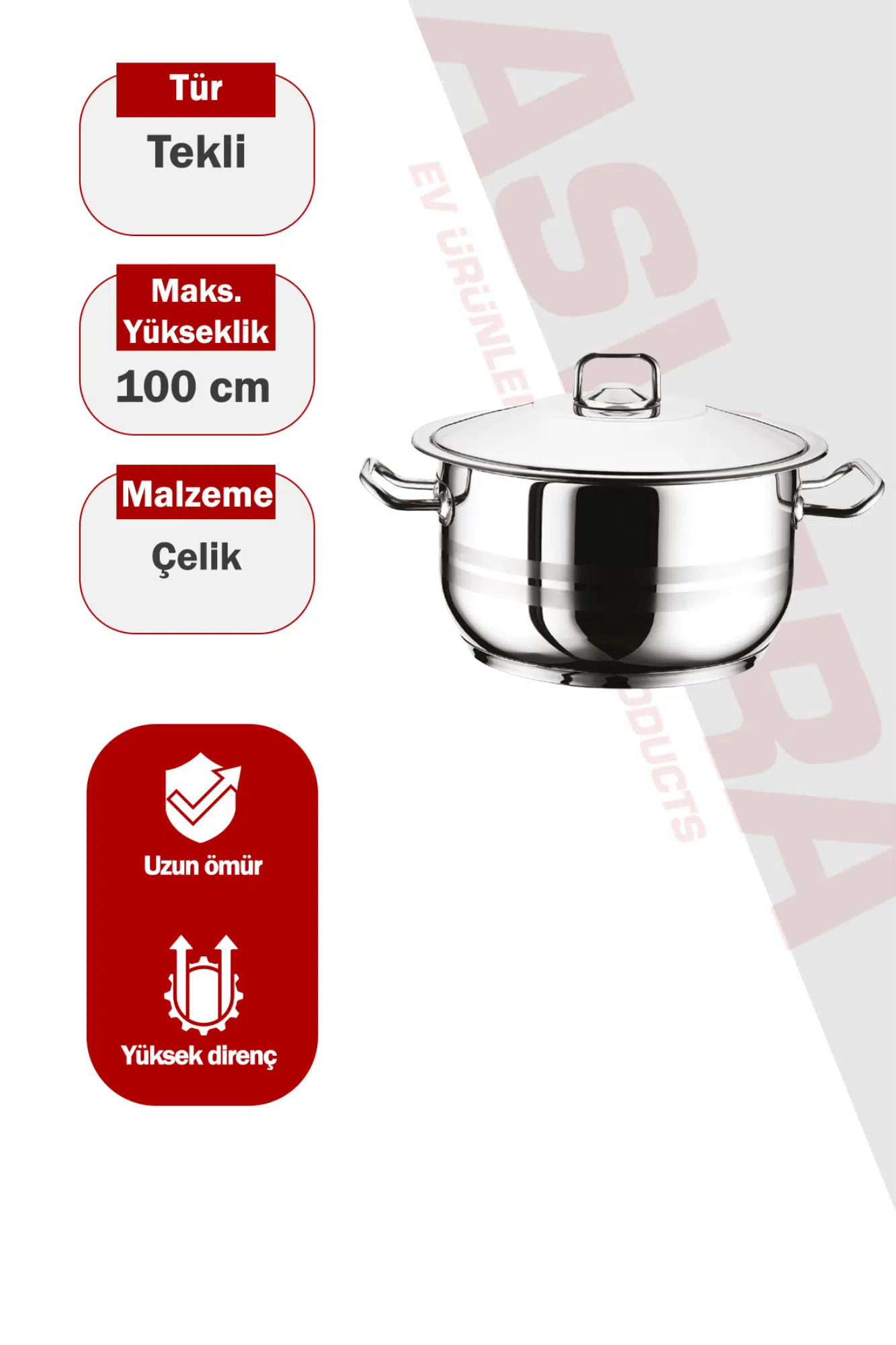 ARİAN GASTRO DERİN TENCERE 28X18