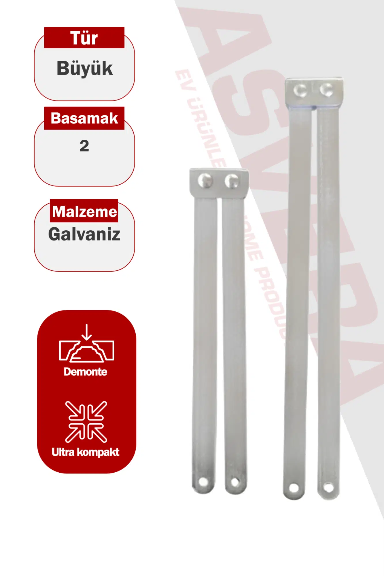 ÇİFT ÇIKIŞLI MERDİVEN MAKAS SİLME SACI BÜYÜK