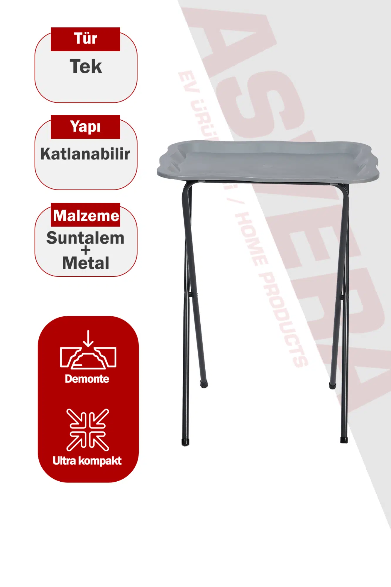 PORTATİF ZENİTH PLASTİK MASA